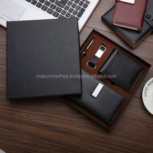 Nueva Llegada MAXFREE, Set de Regalo Promocional 3 en 1: Cartera + Llavero + Bolígrafo + Cuaderno, Cartera de Cuero para Hombre, Garantía Comercial, Personalizable - Product Image 5