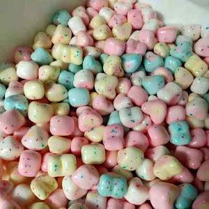 Children's Day Crispy Marshmallows <strong>Mix</strong> Flavor <strong>Sugar</strong> Coated <strong>Cotton</strong> <strong>Candy</strong> Colorful Fruit Sweet Mini Marshmallow - Product Image 6