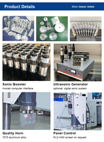 Nouvelle machine de soudage plastique à ultrasons HIPOWER 15kHz, vente chaude, directement de l'usine, à prix compétitif