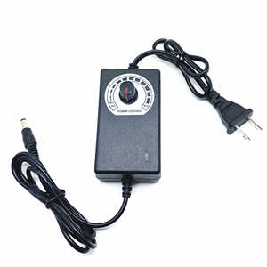 อะแดปเตอร์ปรับกำลังไฟได้ 3-12V 2A พร้อมระบบควบคุมความสว่างสำหรับพัดลม LED ปั๊มน้ำ ตัวควบคุมความเร็วพัดลม - Product Image 3