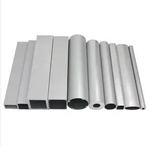 Available aluminum round tubes anodized 40*40*1.5 mm 6063 T5/6 profiles