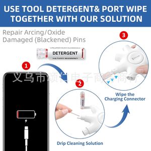 เครื่องทำความสะอาดพอร์ตชาร์จ Pureport สำหรับ iPhone iPad โทรศัพท์มือถือ เครื่องมือซ่อมพลาสติก - Product Image 5