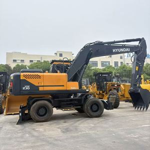Excavatrice sur pneus Hyundai 210HD d'occasion, 21 tonnes, d'origine coréenne, hydraulique, faible nombre d'heures de travail, à vendre - Product Image 2