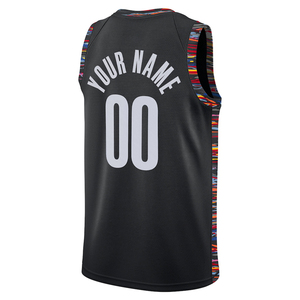 Jersey Basket Pria Brooklyn Custom, Kaos Jahit Bordir, Seragam Remaja, Pakaian Olahraga dengan Logo Hot-press - Product Image 5