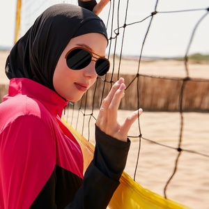 <span class=keywords><strong>Maillot</strong></span> de <span class=keywords><strong>bain</strong></span> islamique chaud Hijab modeste Patchwork <span class=keywords><strong>maillot</strong></span> de <span class=keywords><strong>bain</strong></span> femme musulmane demi couvert <span class=keywords><strong>maillot</strong></span> de <span class=keywords><strong>bain</strong></span> - Product Image 3