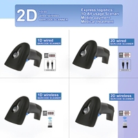 Escáner de Código de Barras Portátil SHUNQI RS232 USB HID con Teclado USB VCP y Puerto COM Virtual CMOS para PC, Android y Sistemas de Terminal Punto de Venta