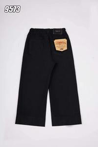 Jeans <span class=keywords><strong>de</strong></span> Cintura Alta <span class=keywords><strong>de</strong></span> Color Sólido Extra Grandes para <span class=keywords><strong>Mujer</strong></span>, Diseño Personalizable, Moda Vintage, Ecológicos, Lavado Ácido, Corte Recortado - Product Image 2