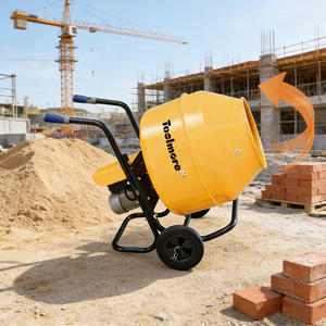 Direktvertrieb 140L Elektrischer Zweirad-Mobilmischer für Zementmörtel Tragbare Betonmischer-Maschine Handgeschobener Mischer - Product Image 4