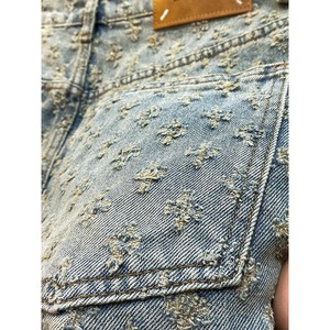 <span class=keywords><strong>Short</strong></span> <span class=keywords><strong>en</strong></span> Denim Délavé de Designer 2025, Style Droit Mignon, Mode d'Été, Déchiré Décontracté, pour Homme - Product Image 2
