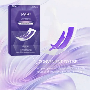 Bandes blanchissantes violettes personnalisées pour les dents – Patchs de soins bucco-dentaires quotidiens pour rafraîchir et nettoyer les dents - Product Image 5