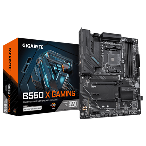 เมนบอร์ด GIGABYTE <span class=keywords><strong>B550</strong></span> <span class=keywords><strong>X</strong></span> <span class=keywords><strong>GAMING</strong></span> AM4 ขายดี พร้อมพอร์ต 2.5GbE LAN รองรับ DDR4 128G EXPO สำหรับเดสก์ท็อป รองรับ DDR4 Dual M.2 SATA3.0 USB 3.2 PCIe 4.0 ATX - Product Image 1