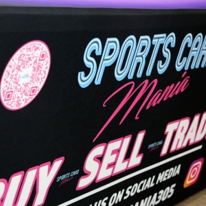 ผ้าปูโต๊ะพับได้สำหรับงานแสดงสินค้า พิมพ์ลายดิจิทัล ออกแบบโลโก้เองได้ ผลิตจากโพลีเอสเตอร์ ขนาด 4 ฟุต 5 ฟุต 6 ฟุต 8 ฟุต - Product Image 3