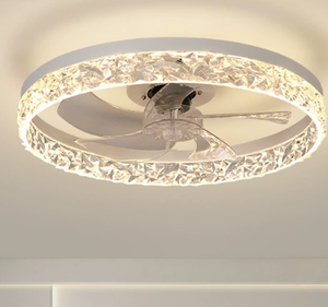 Light Luxury <strong>Ceiling</strong> Fan Lamp Simple Invisible Bedroom Dining Room Living Room Children's Room Fan Lamp - Product Image 6