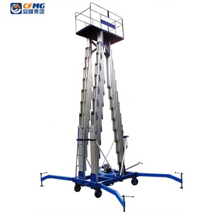 Escalera de elevación hidráulica eléctrica de aluminio con control remoto de uso portátil alimentada por batería, <span class=keywords><strong>precio</strong></span> de fábrica, plataforma de trabajo elevada - Product Image 1