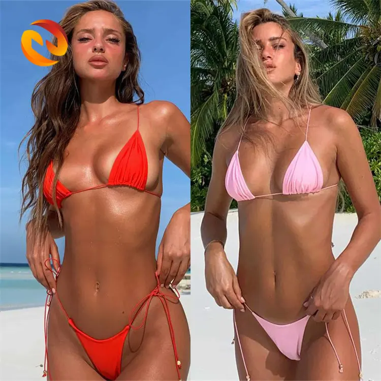 Ren lên của phụ nữ hai mảnh bikini setset rắn Sexy Áo tắm