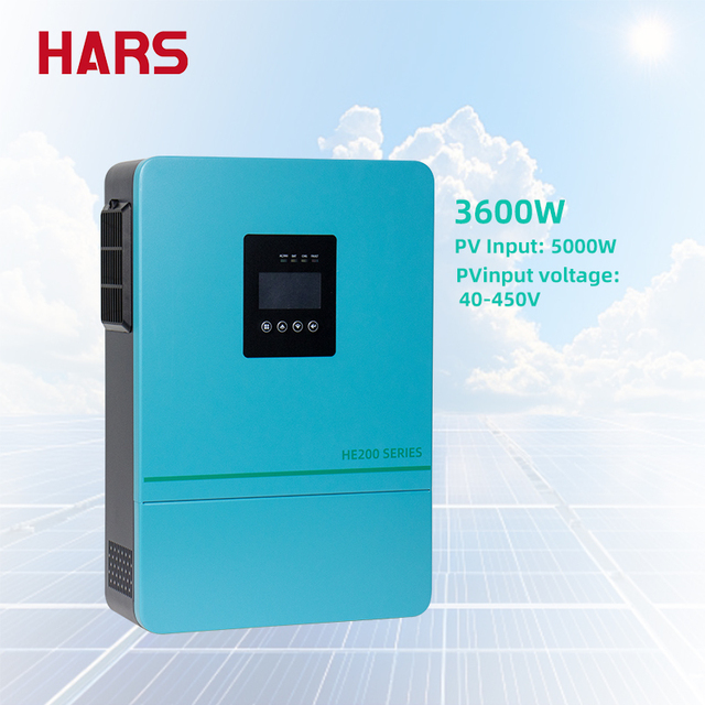 HARS Solar Factory Wholesale 3.6kw 4.2kw 5.5kw 6.2kw Dual/Single Phase Solar Hybrid Inverter MPPT Controller 24/48VDC 98%