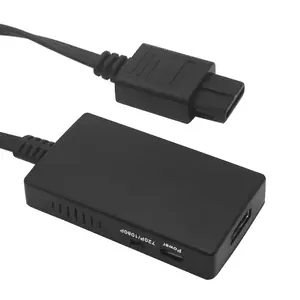 HD-MI-Kabelkonverter N64 zu HD-MI-Adapter für Nintendo 64/SNES/NGC/SFC Plug-and-Play unterstützt HD 1080P-Display