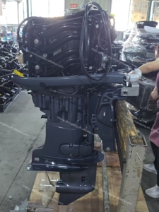 Powerful 50 Horsepower Outboard Motor 4 Stroke Marine Engine with Electric <strong>Start</strong> and Remote Control for Fishing <strong>Boat</strong> - Product Image 4