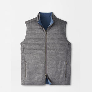OEM High Quality Lightweight Softshell Waistcoat Winter Custom Full Zip Design Windproof Sleeveless Utility Golf <b>Vest</b> - Product Image 1