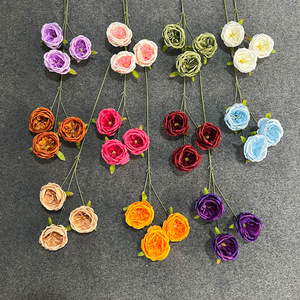 Bouquets de fleurs artificielles Austin, fleurs en soie, décoration de mariage, décoration de la maison, accessoires de photographie - Product Image 2