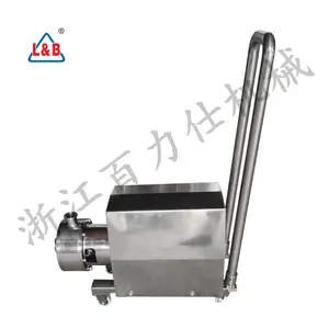 homogenizing emulsifying steel online trolley and lockable wheels shearing mixing pump/adjustable Emulsion dispersion mixer