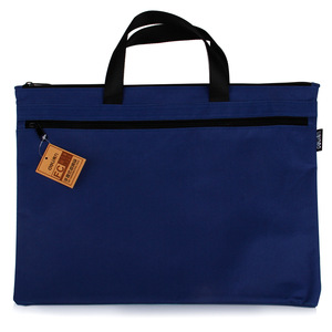 Deli 5840 Document Bag A4 Polyester Zippered Double Layer Simple Storage Bag for Certificate - Product Image 3