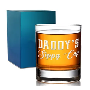 10oz/300ml Whisky cup Vintage Whisky kính nặng cơ sở barware Chất lượng cao chì miễn phí Tinh thể thủy tinh bán buôn