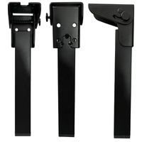Pieds pliables à faible encombrement en fer moderne, pieds de table en épingle à cheveux robustes et portants pour table, canapé, armoire, RV