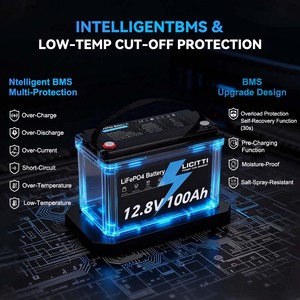 Cellule de batterie LiFePO4 à haute densité d'énergie pour le stockage d'énergie domestique RV 12V 48V 24V 100AH 300AH 1000W <span class=keywords><strong>2000W</strong></span> - Product Image 4
