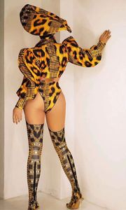 NOVANCE Ball Club leopardato tessuto da discoteca Sexy tutina da donna affascinante perché le ultime tendenze sessualità avanzate personalizzate - Product Image 5