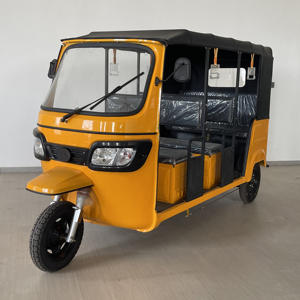 Triciclo elettrico <span class=keywords><strong>Tuk</strong></span> Dudu da 8 passeggeri 72V potente a corpo aperto 100 chilometro di autonomia scegli come desideri - Product Image 1