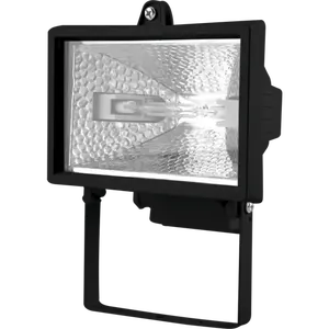 <span class=keywords><strong>Projecteur</strong></span> <span class=keywords><strong>halogène</strong></span> mural <span class=keywords><strong>extérieur</strong></span> en aluminium noir, alimenté par le secteur, R7s 1000w, avec ampoule gratuite - Product Image 4