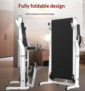 Tapis <span class=keywords><strong>de</strong></span> marche manuel pliable multifonctionnel Hirun HRT20-21 2026 avec dispositif <span class=keywords><strong>de</strong></span> torsion <span class=keywords><strong>de</strong></span> la taille et affichage LED - Product Image 2