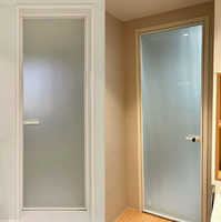 Porte en verre en alliage d'aluminium de qualité supérieure avec fonction antivol, design minimaliste pour applications résidentielles et commerciales