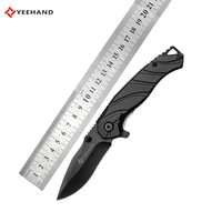 Couteau pliant tactique de camping Yeehand de qualité industrielle, lame tranchante, personnalisable OEM, acier 3Cr13, avec manche en aluminium
