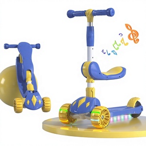Children's <strong>Scooter</strong> for Ages1-3-6-8-12,suitable for Both <strong>Sitting</strong> and Riding,three-in-one Design,suitable for Kids,ride-<strong>on</strong> <strong>Scooter</strong> - Product Image 5