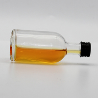 50ml Super Flint Empty Spirit Mini Bouteille En Verre De Mariage pour Rhum Whisky Vodka Gin Tequila Brandy Avec Bouchon À Vis