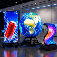 Écran LED sphérique personnalisé P1.8 P2.5, écran vidéo 3D à 360 degrés, écran publicitaire pour scène, exposition, événement, décoration