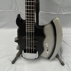 Guitare électrique <span class=keywords><strong>Axe</strong></span> Bass Shape Rock Punk Style, qualité sonore explosive, corps monobloc en stock - Product Image 2
