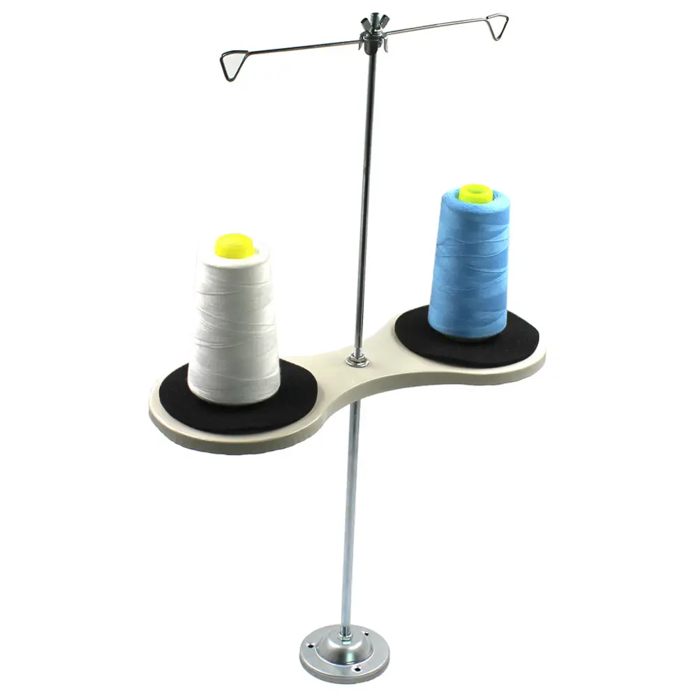 Легкая стойка для конусной нитки-2 шпули, держатель, стойка для домашних вышивных и швейных машин, рукоделие «сделай сам»