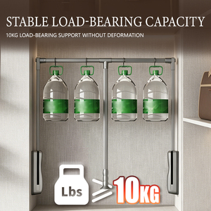 Tianyi Luxury <b>Space</b> <b>Saving</b> Matt Black <b>Space</b> Aluminum Hydraulic Buffer Pull Down Wardrobe Clothes <b>Hanger</b> Lift System - Product Image 5