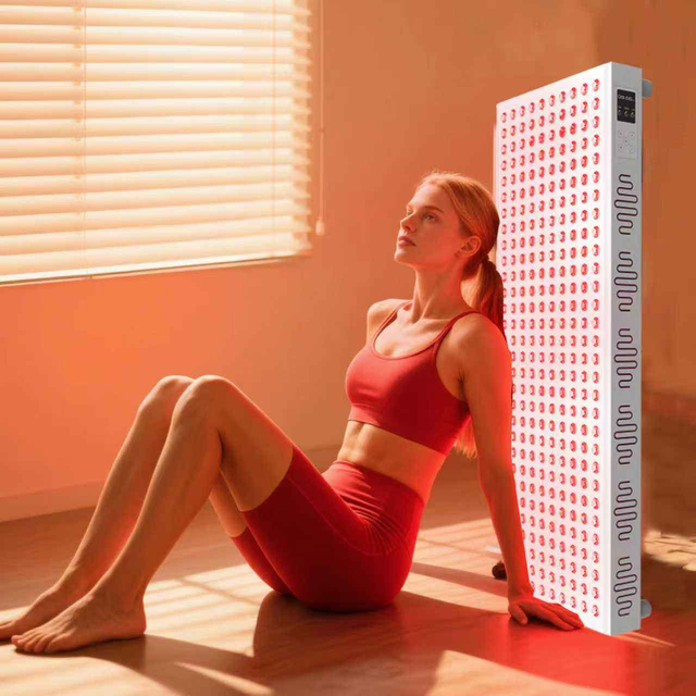 Professional Standing 500W Red Light Therapy Panel (ILY Classification) with US Plug-Salon & Clinic High-Power Commercial Use