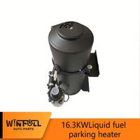 Chauffage au diesel M-PULL 12V 16.3KW avec thermostat, certifié CE, 18kg, noir, pour camion/bus lourd, chauffage au standage eau/air Cobra RS180