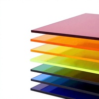 Fabricant en gros de feuilles acryliques transparentes colorées en Chine, boîtes de présentation sur mesure, panneaux en plastique organique noir/marron