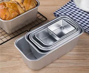 Aluminum Mini Farmhouse Bread Tin Baking Pan Bread Cake Mold Bakeware Baking Tools