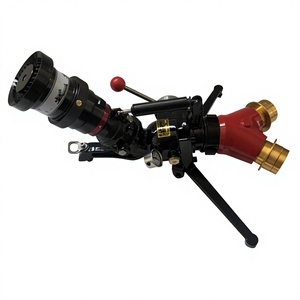 Monitor <span class=keywords><strong>de</strong></span> Agua Contra Incendios Móvil <span class=keywords><strong>de</strong></span> Alta Presión JMFIRE PSY30 <span class=keywords><strong>de</strong></span> Aleación <span class=keywords><strong>de</strong></span> Aluminio Rojo+Negro con Doble Puerto <span class=keywords><strong>de</strong></span> Ataque, Certificado CE - Product Image 1