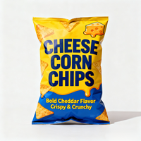 Vente directe d'usine, emballage personnalisé vide, thermoscellage, soudure au milieu, soudure arrière, sac en plastique pour biscuits, pommes de terre, bonbons, fromage, chips de maïs