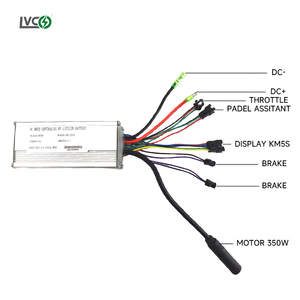 Pantalla colorida LVCO M818NFC, accesorios de carga USB para controlador sin escobillas de bicicleta eléctrica, juego de pantalla de bicicleta eléctrica de 350W - Product Image 3