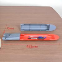 Caja de Almacenamiento Multifuncional de Escritorio con Diseño de Submarino 3D Impreso en Plástico Gris Moderno de Primera Calidad, Decoración Militar Naval