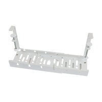 Extensible sous la gestion des câbles de bureau 14-21.6 pouces rétractable sous la table organisateur de cordon 22 "plateau de fil avec perforé